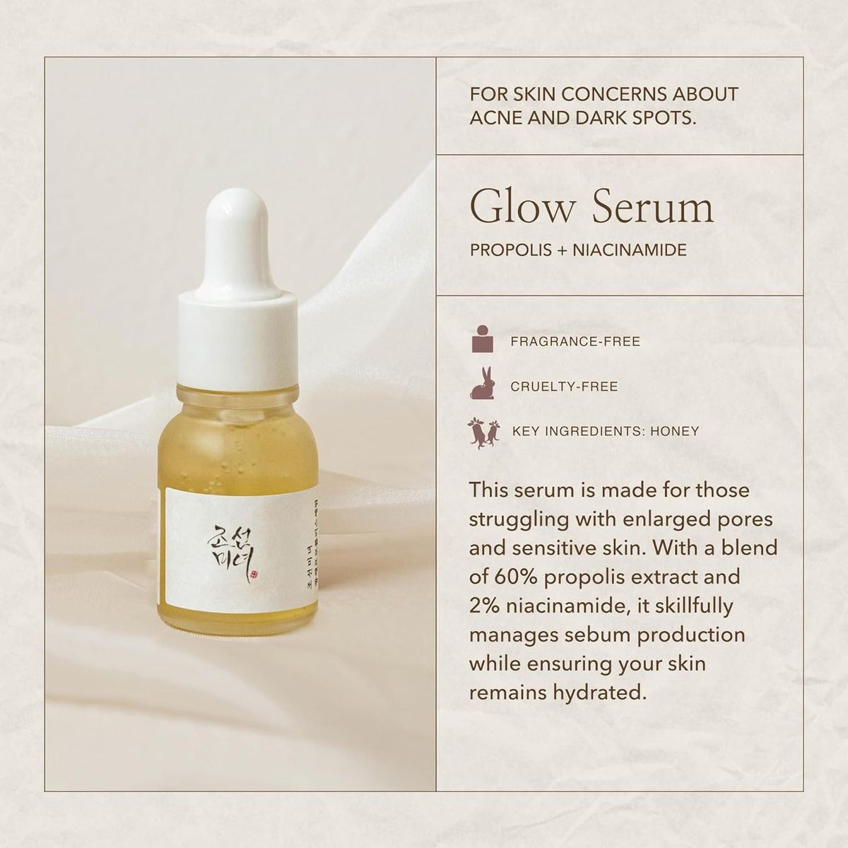Glow Serum : Propolis + Niacinamide