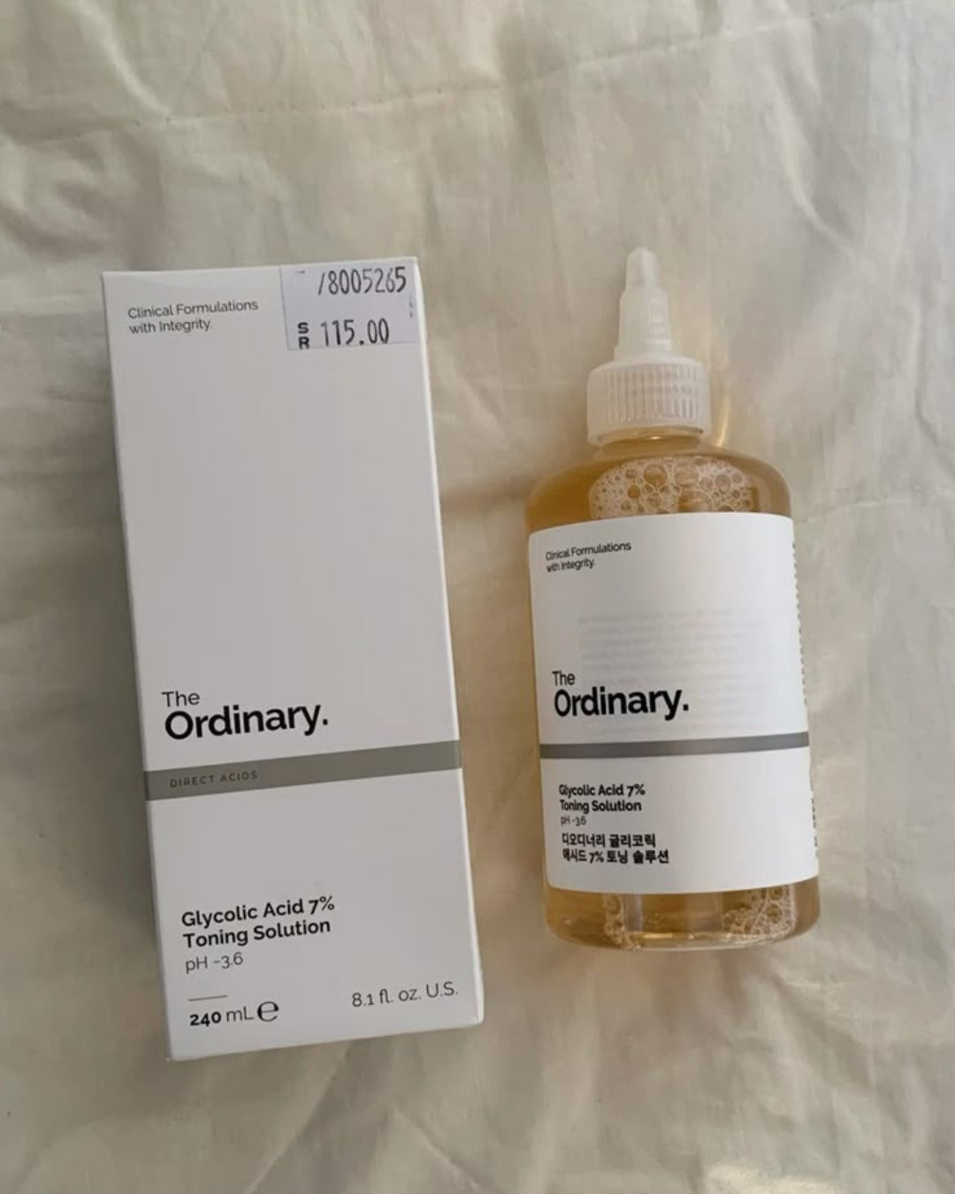 Glycolic Acid 7% Exfoliating Toner