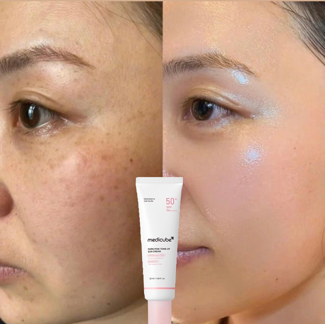 PDRN Pink Tone Up Sun Cream