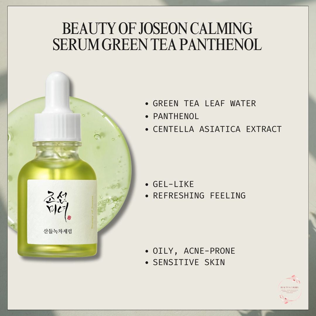 Calming Serum : Green tea + Panthenol