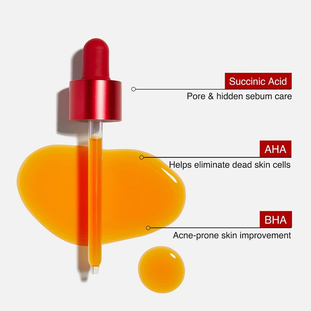 Red Acne Succinic Acid Peel Cleansing Booster