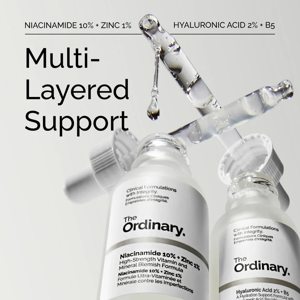 The Ordinary The Skin Support Set (2 serums set)