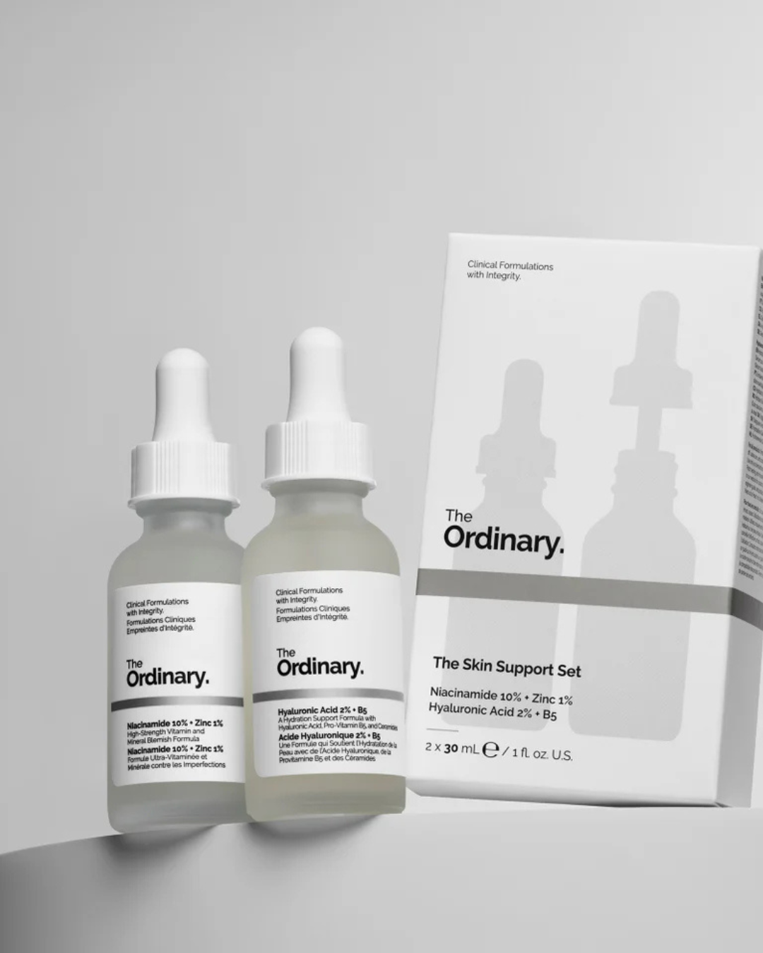 The Ordinary The Skin Support Set (2 serums set)