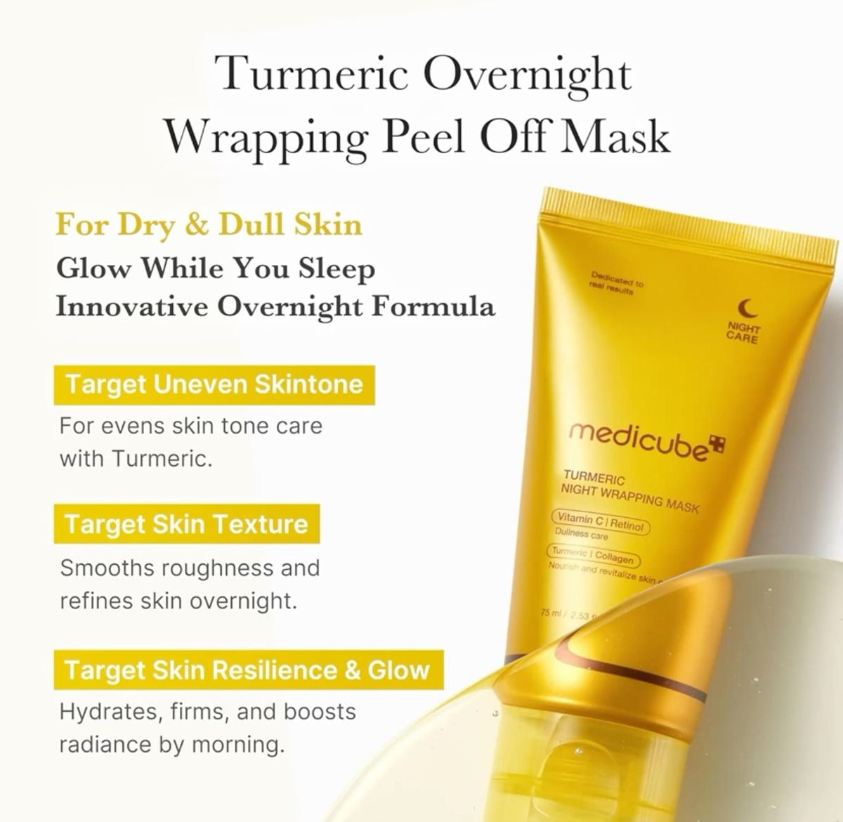 Kojic Acid Turmeric Overnight Wrapping Mask