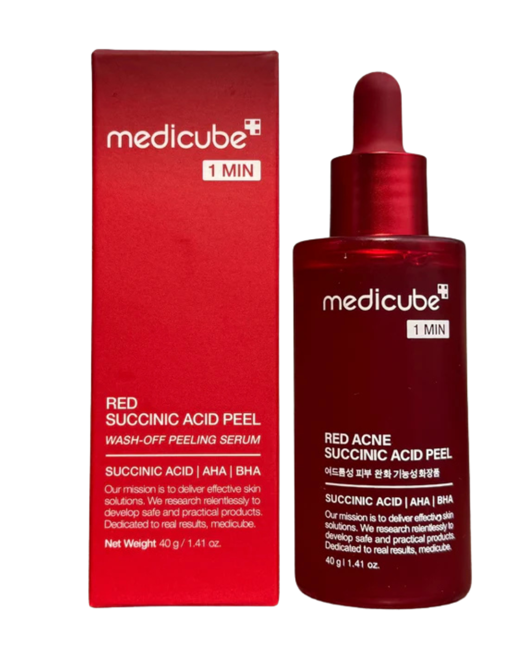 Red Acne Succinic Acid Peel Cleansing Booster