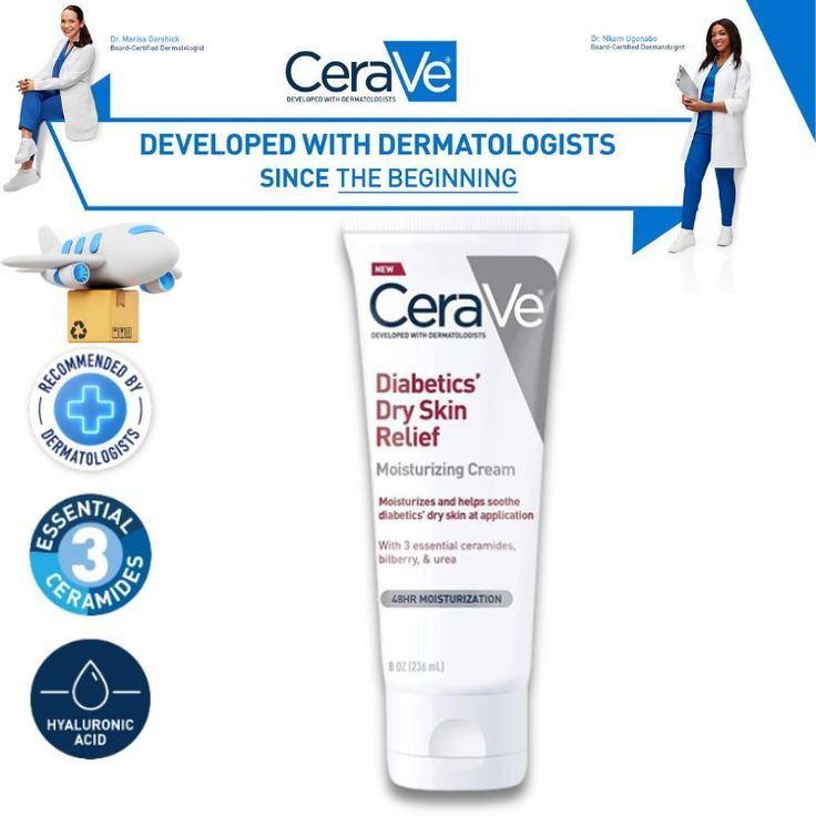 Diabetics Dry Skin Relief Moisturizing Cream